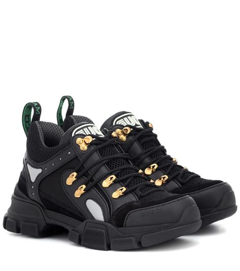 gucci flashtrek leather high top trainers|Gucci flashtrek black shoes.